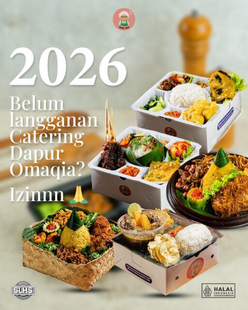2026, belum langganan catering Dapur Omaqia? Iziiinnn... 🙏🏽🙏🏽

Padahal di Dapur Omaqia, kamu bisa dapetin:
✅ Pilihan menu yang beragam
✅ Pengiriman on-time jadi pas jam istirahat makanan udah ready ✅ Harganya bersahabat buat budak korporat mulai 20ribu-an

Pesen buat besok sekarang juga! Link di bio

#dapuromaqia #cateringservíce #nasiboxenak #cateringjakarta