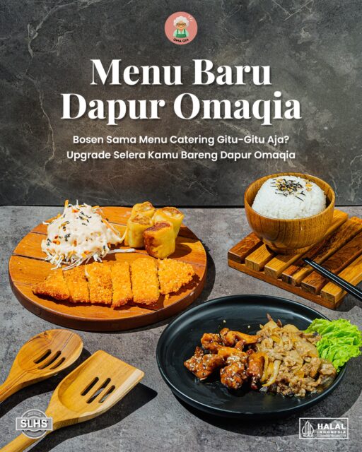 Bosen sama menu catering yang gitu-gitu aja? 😮‍💨
Saatnya cobain yang beda di Dapur Omaqia ✨
Menu variatif, rasa mantap, cocok buat harian sampai acara spesial.

Yuk upgrade menu catering kamu sekarang! 🍽️
📩 DM / WA untuk pemesanan

#dapuromaqia #cateringservice #cateringjakarta