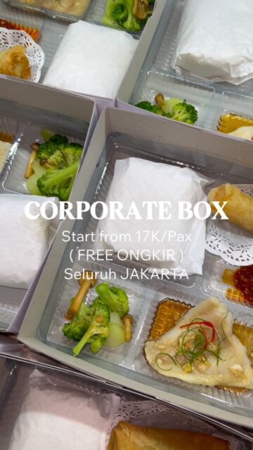 Kantor kamu lagi cari catering untuk makan siang karyawan? Yang simple dan udah pasti murah cuman ada di Oma ya 👵🏼❤️ minimal order 10 PAX ONLY !!!

✅ CARA PESAN ANTI RIBET
✅ GRATIS ONGKIR SELURUH JAKARTA
✅ MENU UPDATE TIAP HARI
✅ HALAL, MURAH, TEPAT WAKTU ⏰ 

DM or WA 0813 222 1813 Oma ya untuk info lebih lanjut! 🫰🏻