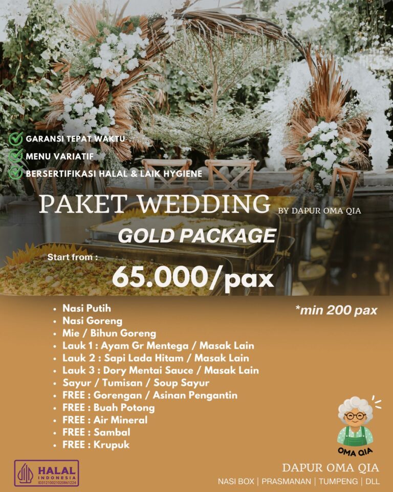 Paket Wedding Gold Package OMAQIA