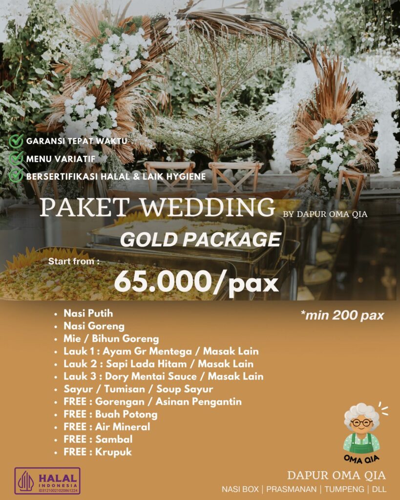 Paket Wedding Gold Package OMAQIA
