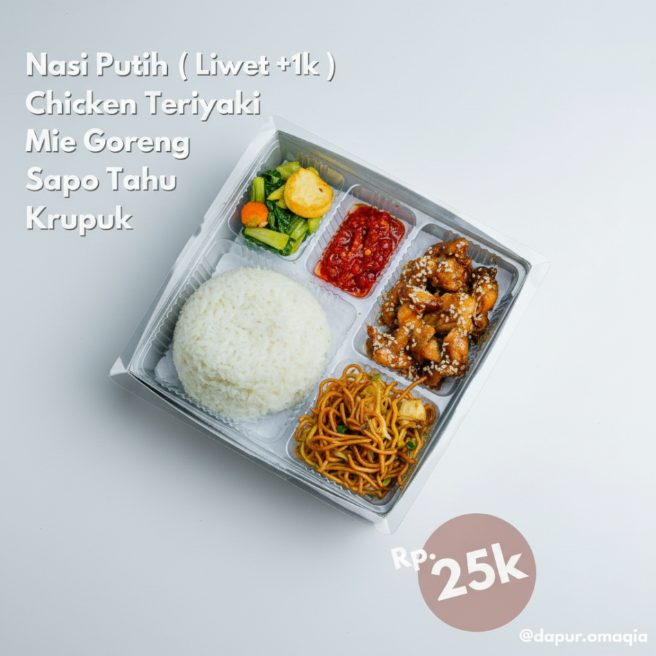 Nasi Box Ayam Teriyaki